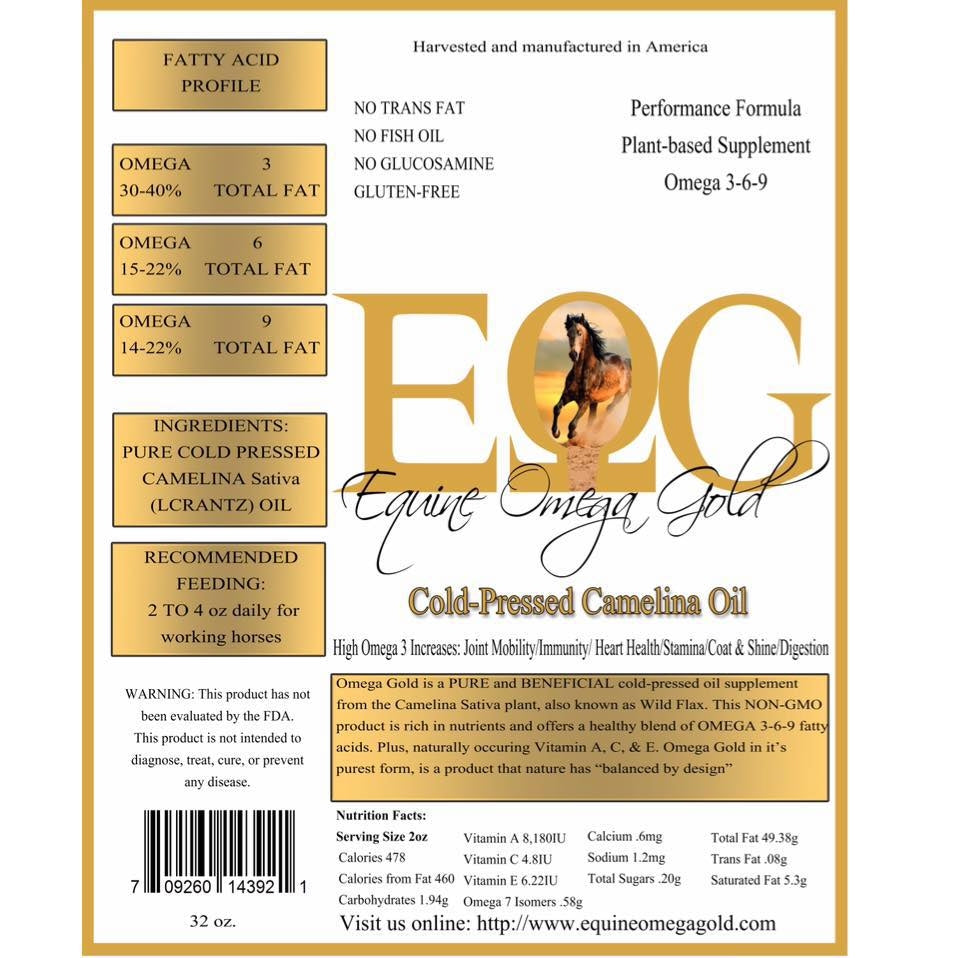 EQUINE OMEGA GOLD GALLON
