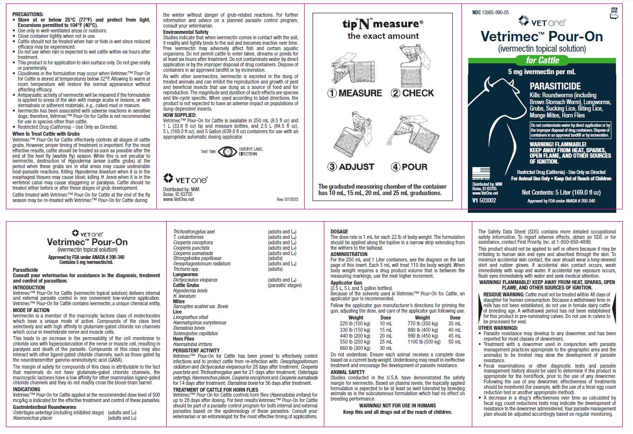 VETRIMEC (IVERMECTIN) POUR-ON DEWORMER