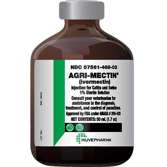 AGRI-MECTIN (1% IVERMECTIN) INJECTABLE