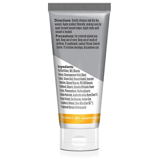 SILVER HONEY RAPID WOUND REPAIR OINTMENT 2OZ