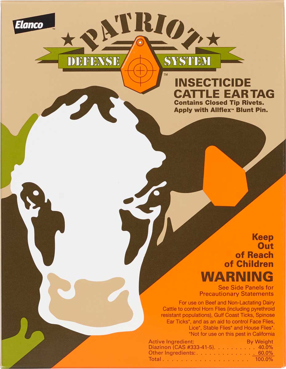 PATRIOT INSECTICIDE CATTLE EAR TAG