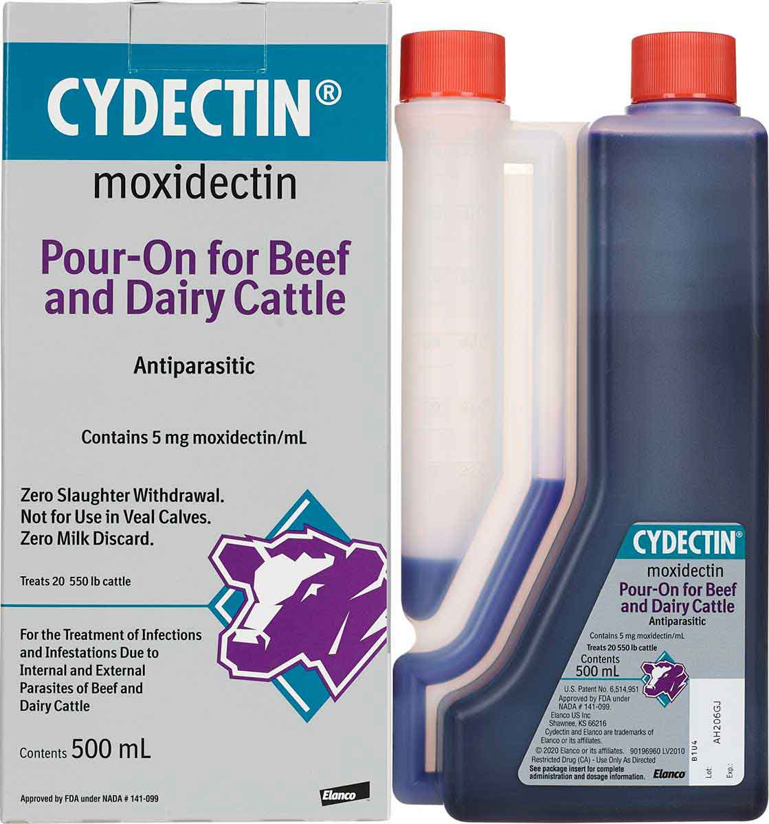 CYDECTIN POUR ON DEWORMER