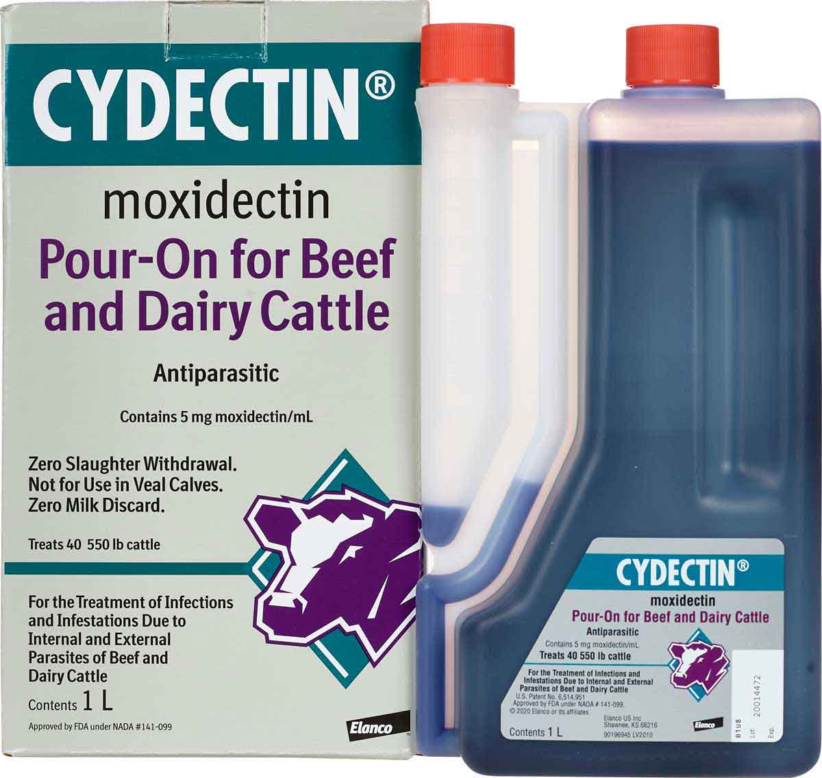 CYDECTIN POUR ON DEWORMER
