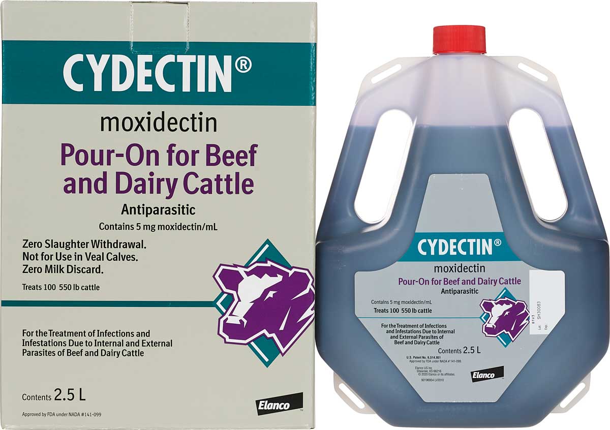 CYDECTIN POUR ON DEWORMER