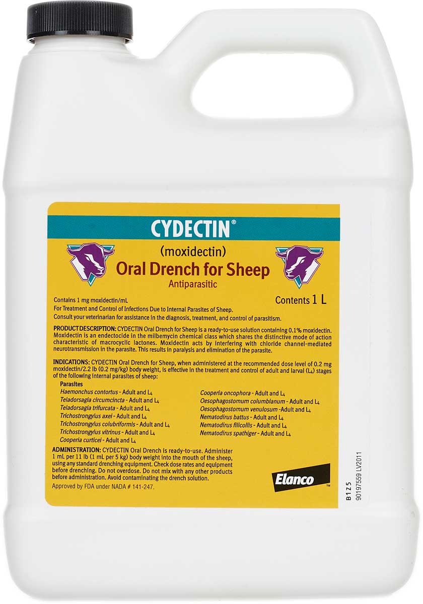 CYDECTIN ORAL SHEEP DRENCH 1 LITER