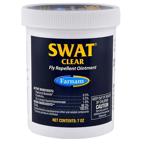 SWAT FLY REPELLENT OINTMENT CLEAR 7OZ