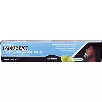 IVERMAX EQUINE DEWORMER PASTE 1.87% IVERMECTIN