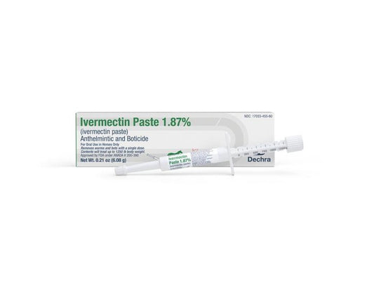 APPLE FLAVORED IVERMECTIN PASTE 1.87% BY DECHRA