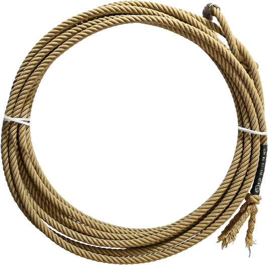 COWBOY CORDAGE UOZA BLACK LABEL CALF ROPE 4 STRAND GOLD